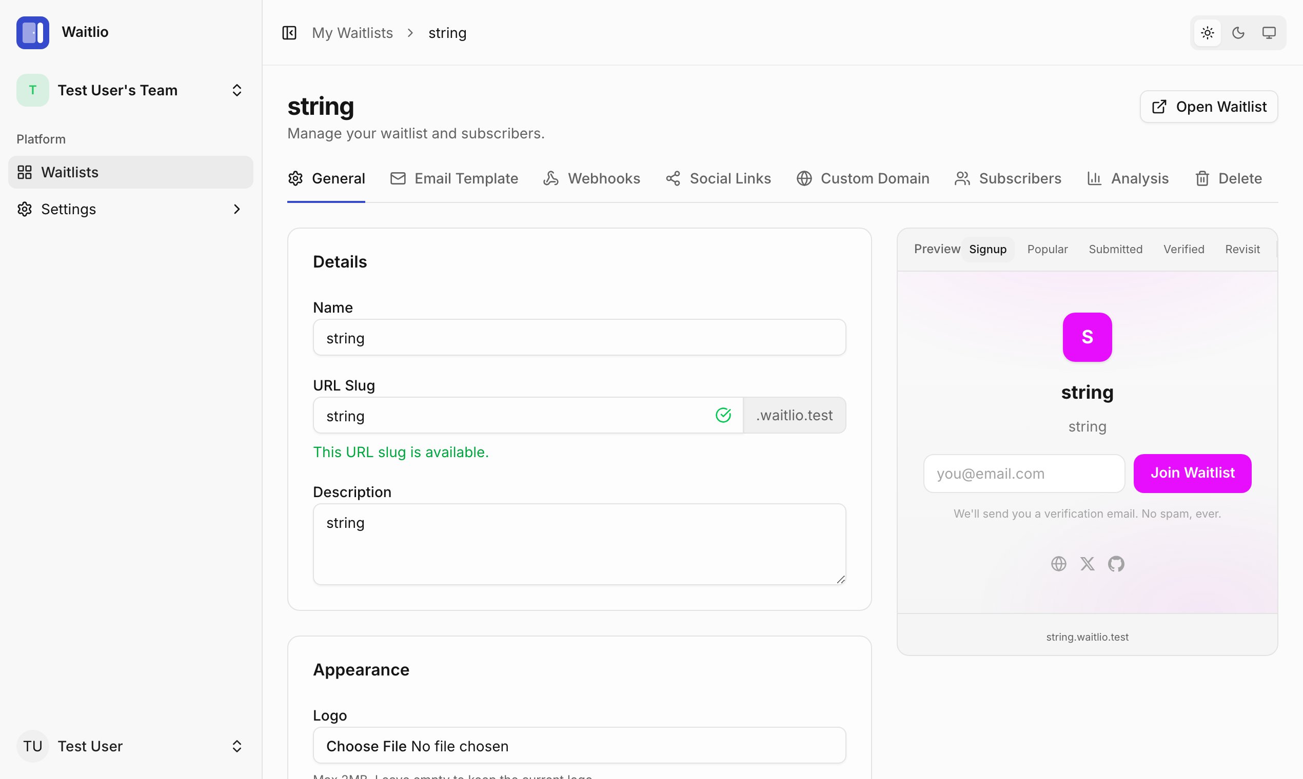 Waitlio gallery image