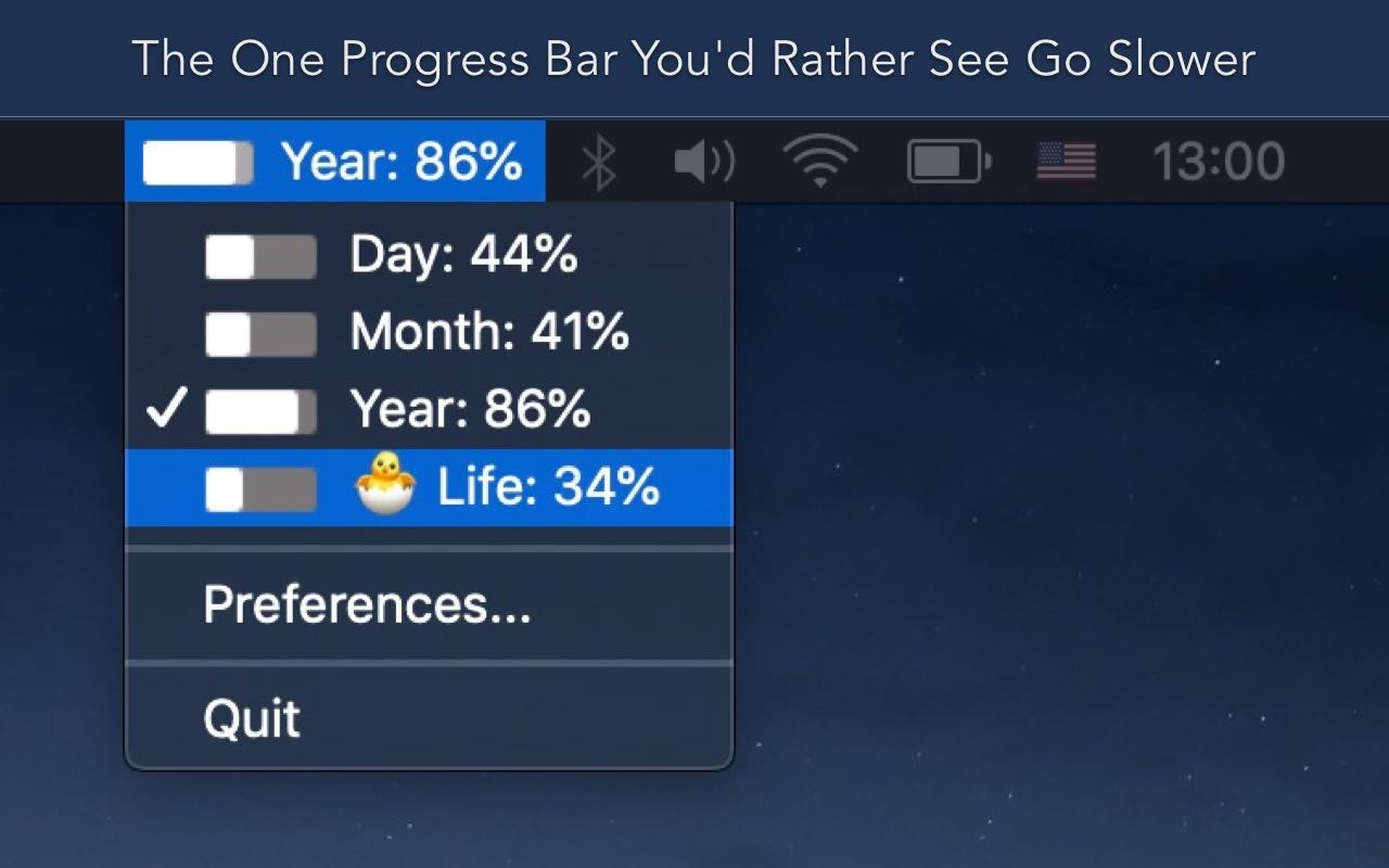 Progress Bar Osx This Is Your Life And It S Ending One Minute At A Time Product Hunt