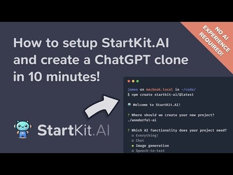 startuptile StartKit.AI-The first SaaS boilerplate for creating AI products