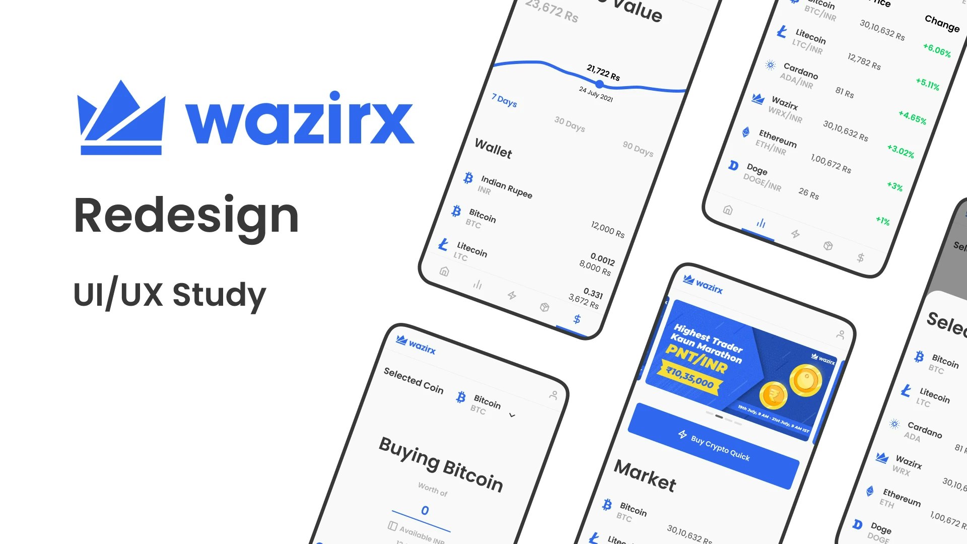 Wazirx Clone - Main product screenshot demonstrating key features and user interface