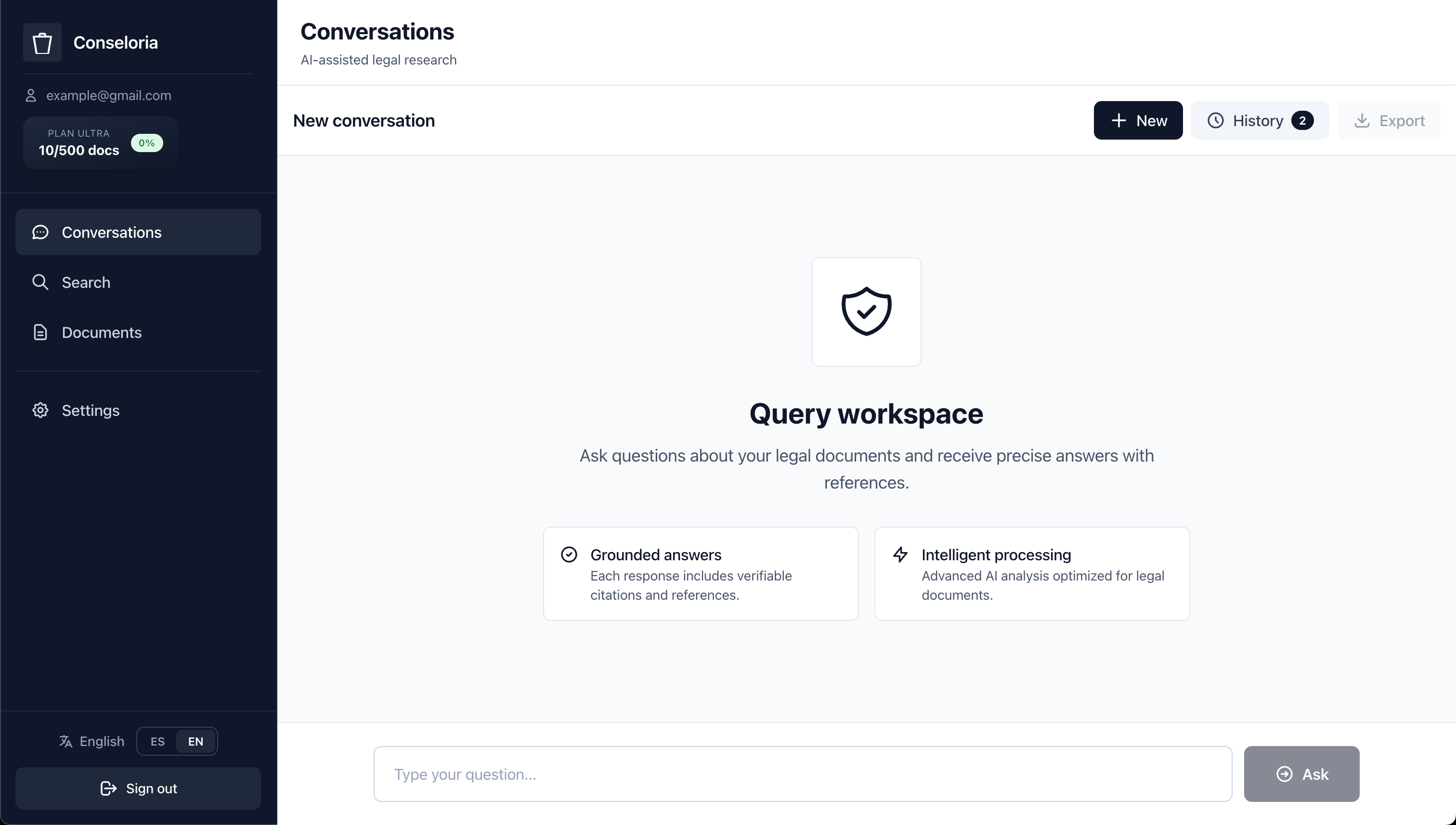 Conseloria - Screenshot 3 showing product features and functionality