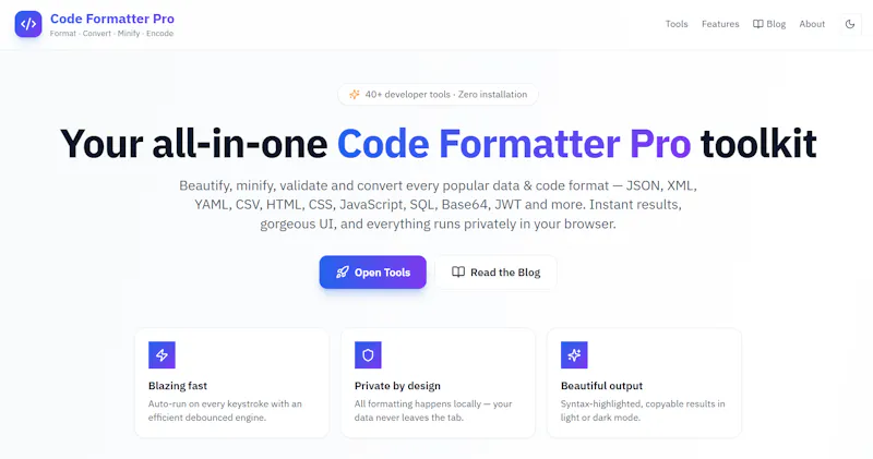 Code Formatter Pro screenshot 1