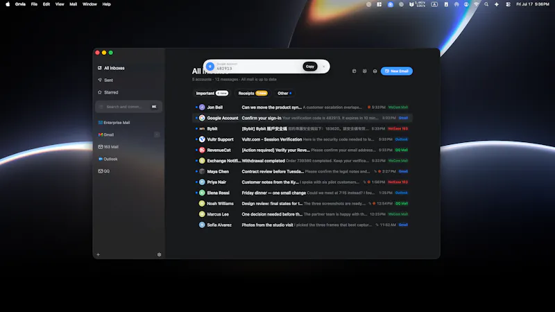 Orvia Mail screenshot 5