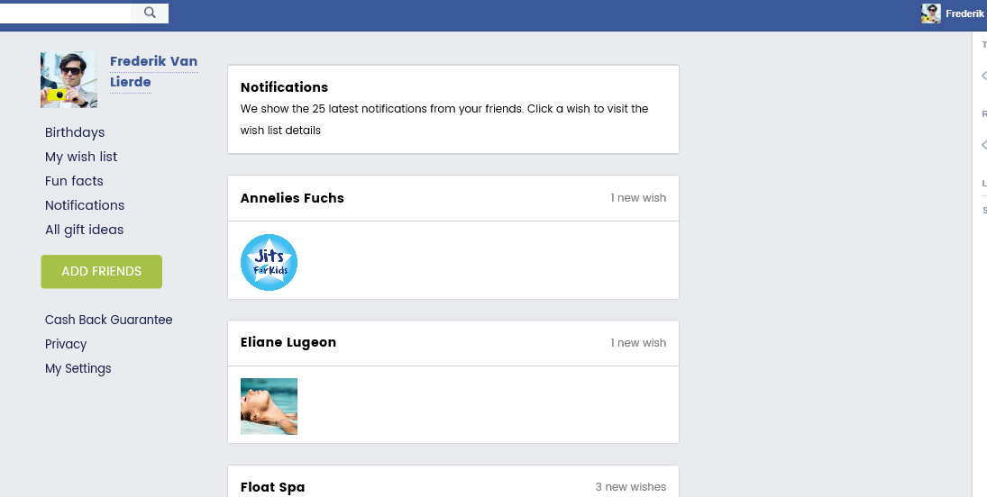 Gifts on Facebook gallery image