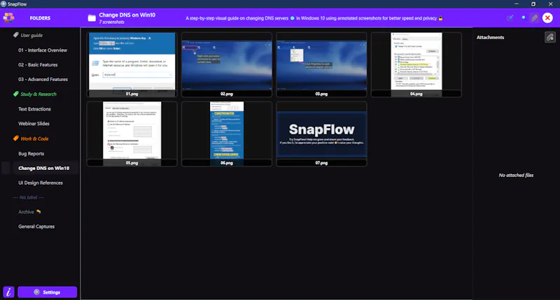 SnapFlow screenshot 2