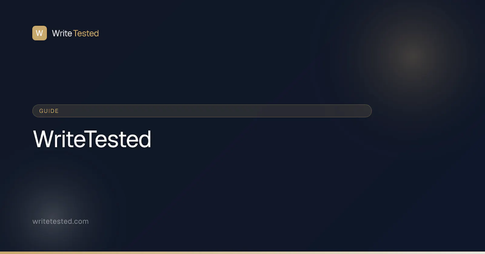 WriteTested screenshot 1