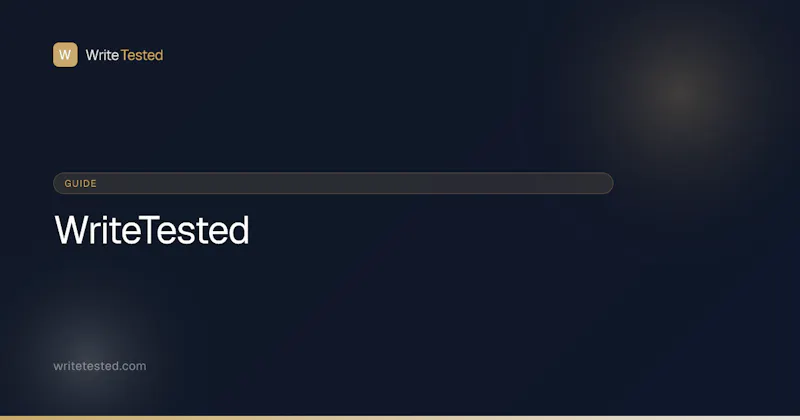 WriteTested screenshot 1