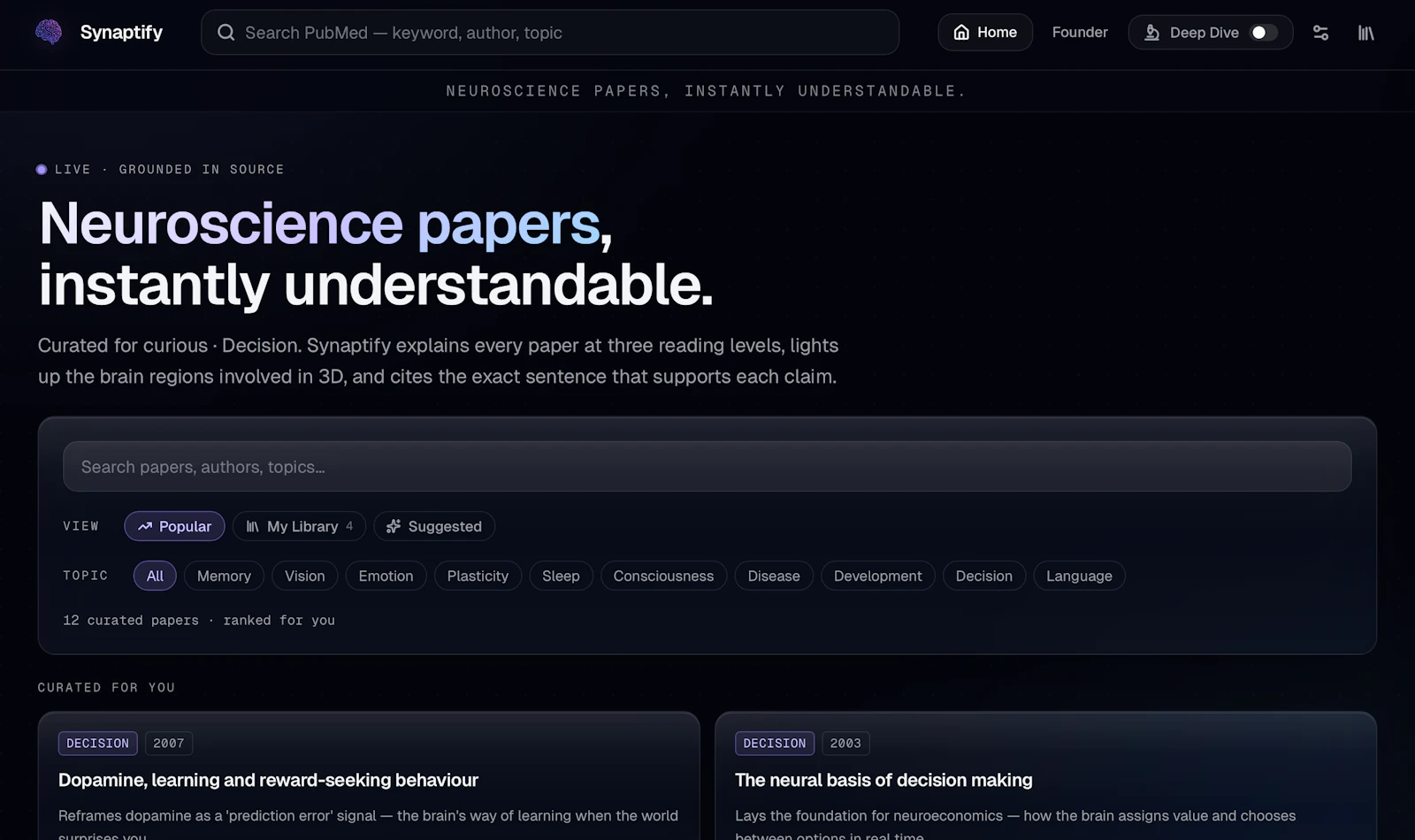 Synaptify screenshot 1