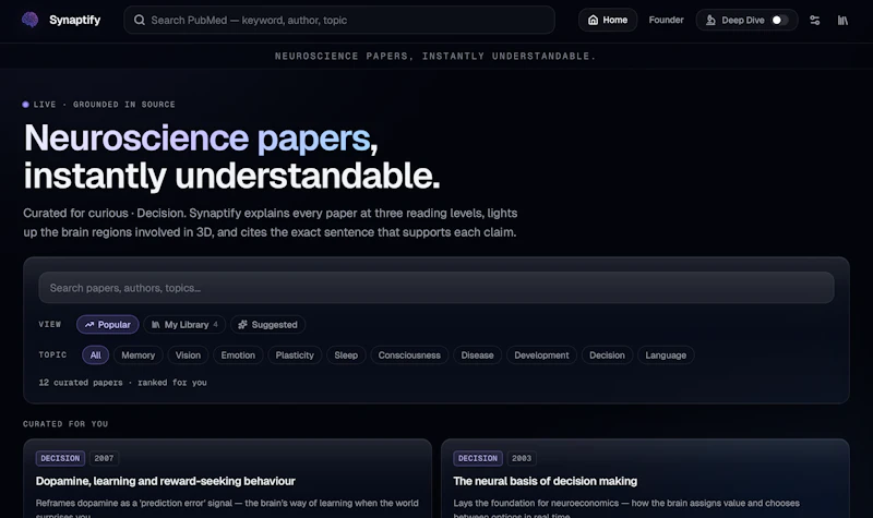 Synaptify screenshot 1