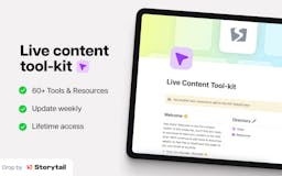 Live Content Tool-Kit media 1