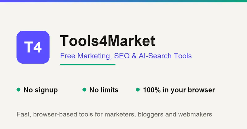Tools4Market screenshot 1