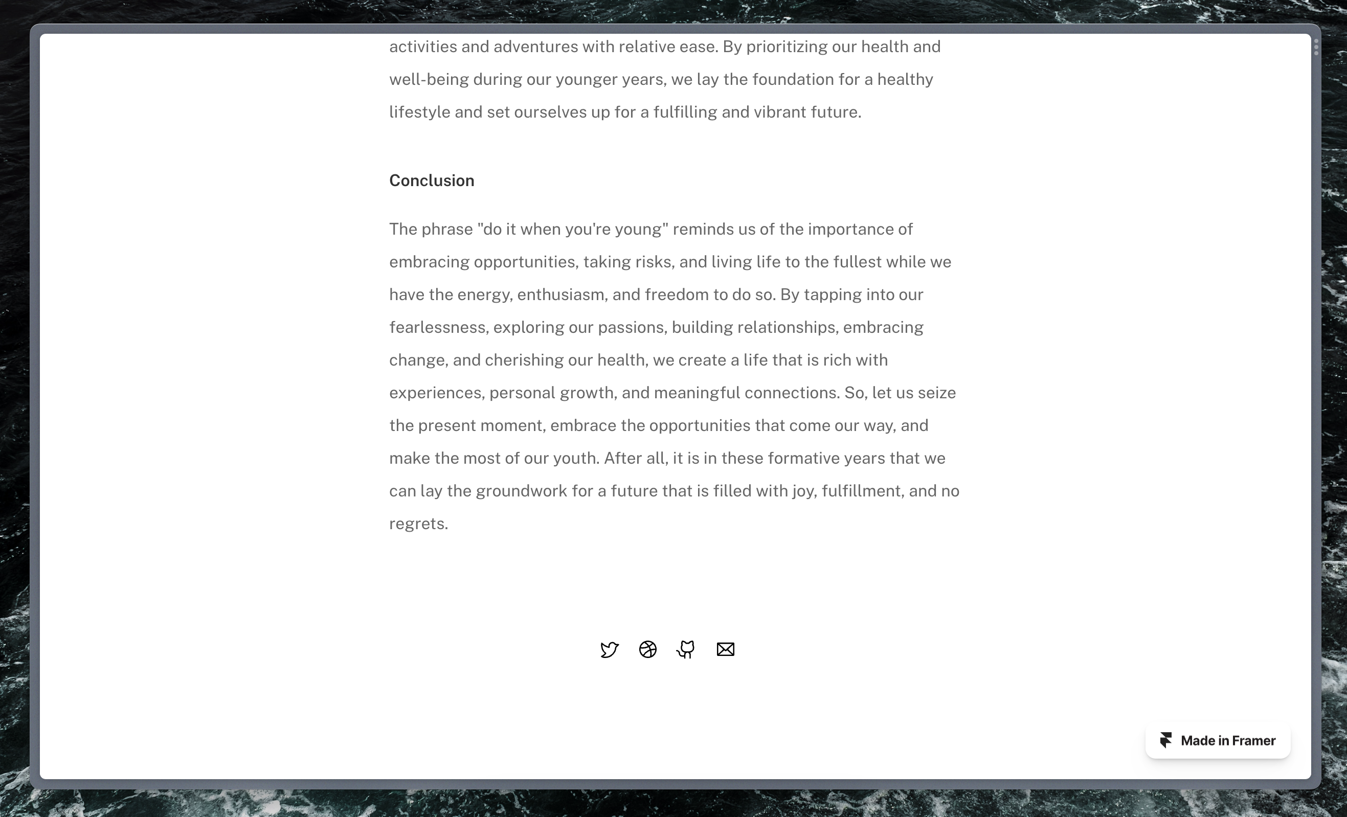 Writing ― Framer Blog Template media 3