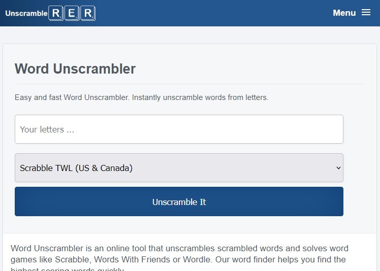 Unscramblerer.com media 2