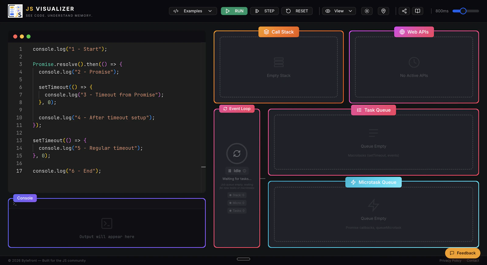 JS Visualizer screenshot 3