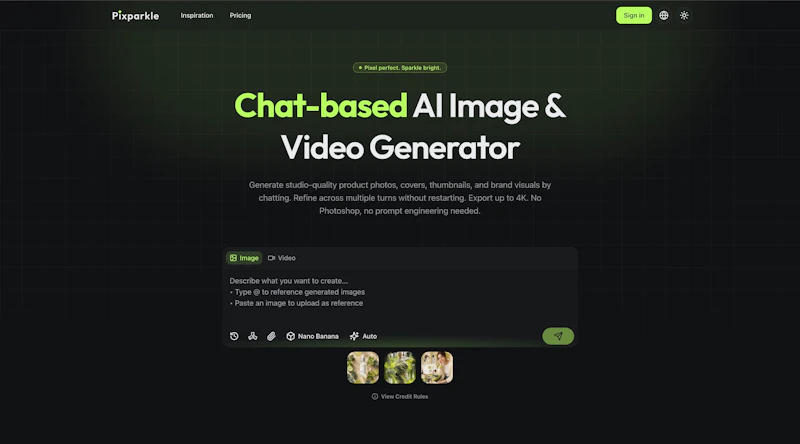 Pixparkle - Chat-based AI Image Maker screenshot 2
