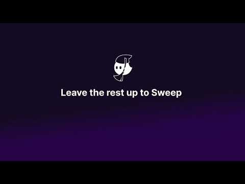 startuptile Sweep-Sweep is an AI-powered junior dev on your team.