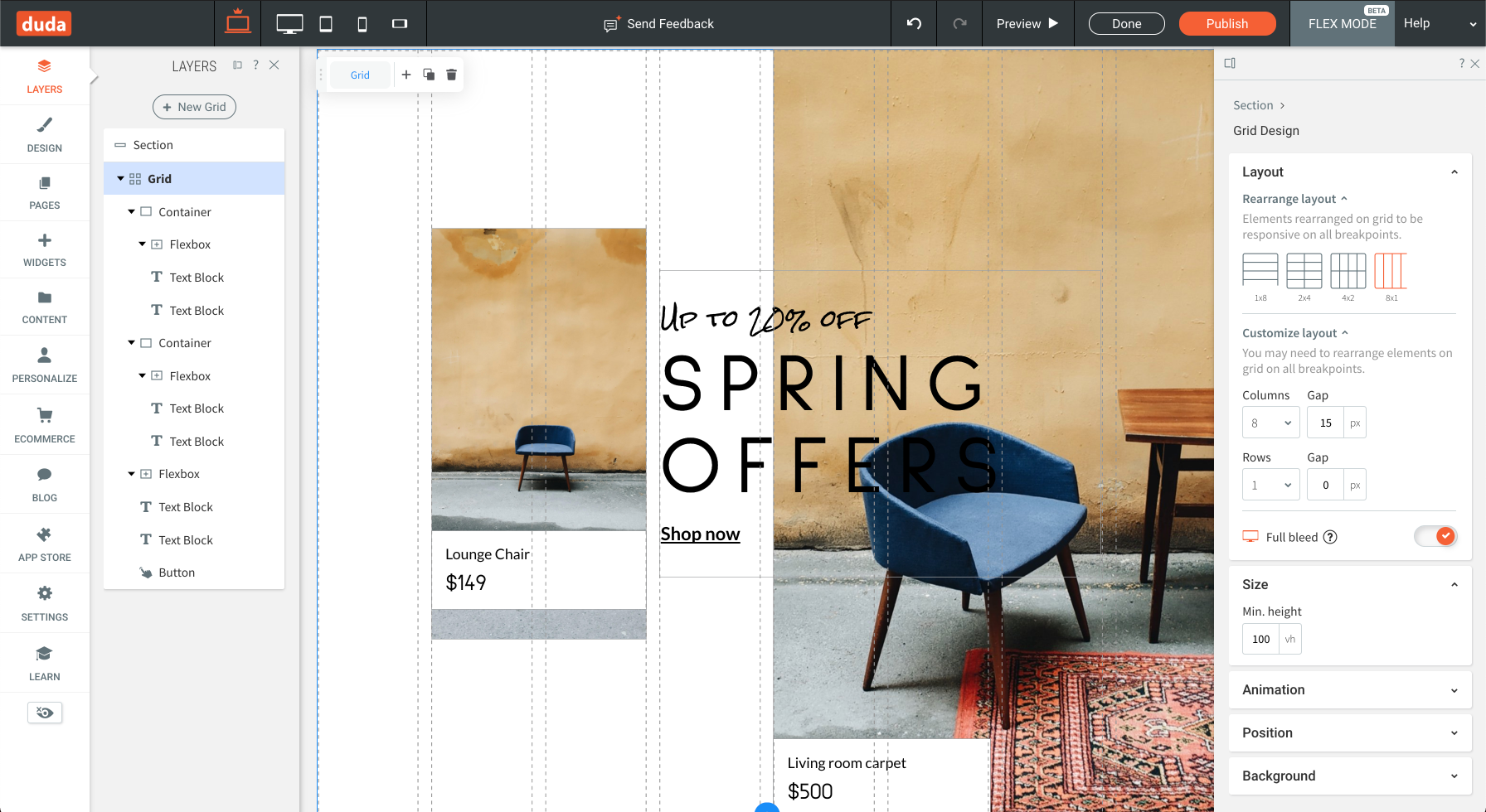 DudaFlex gallery image