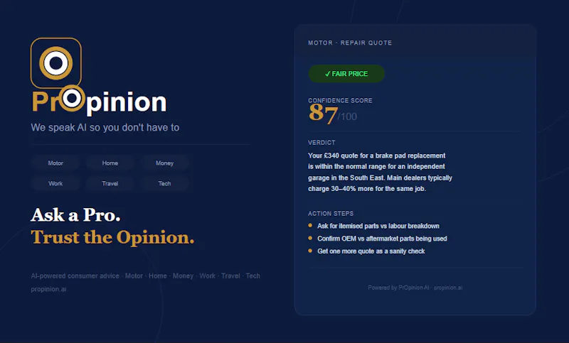 PrOpinion — Ask a Pro.Trust the Opinion. screenshot 1