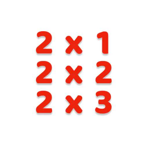 Multiplication Tables 1-100 Android App logo