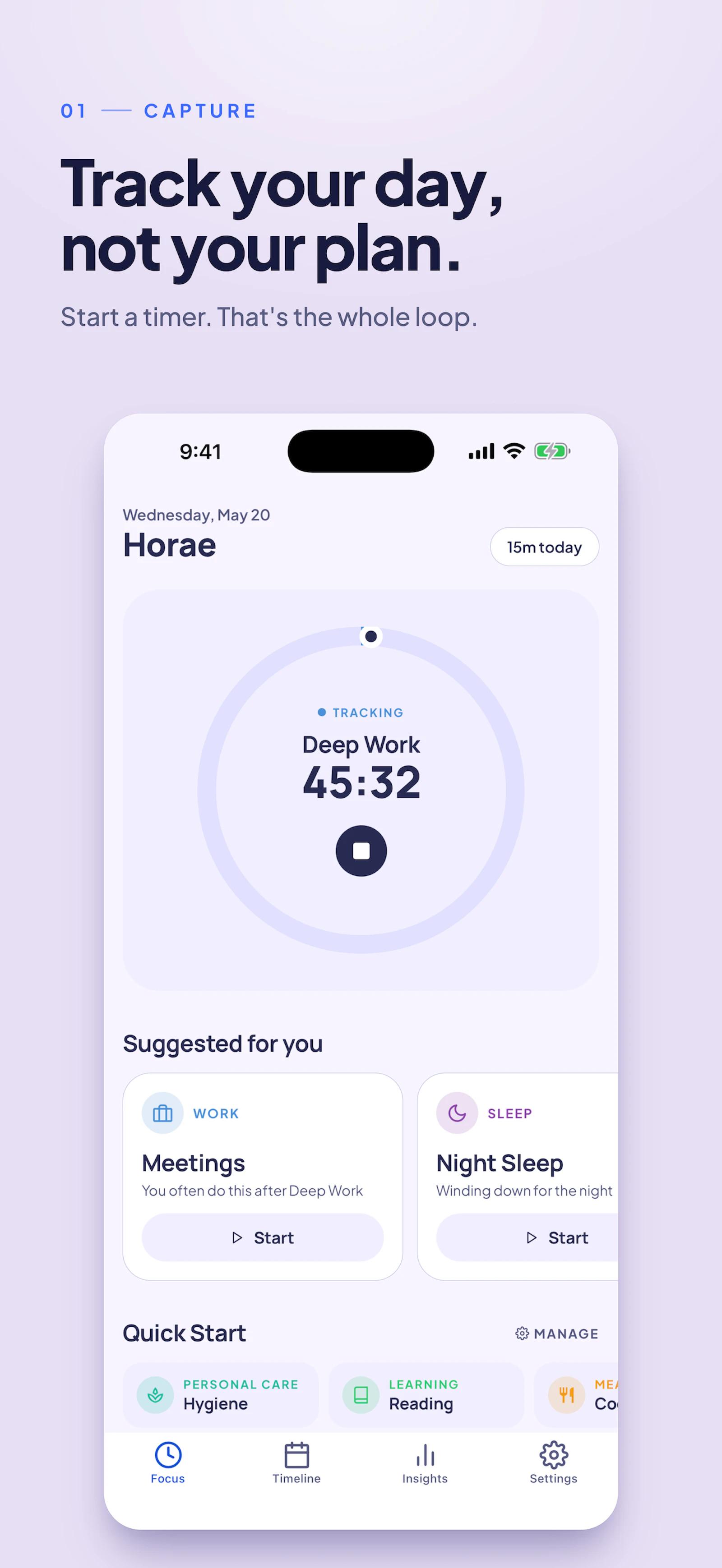 Horae screenshot 2