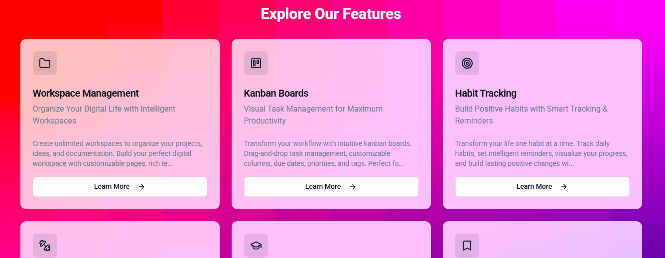 The Productive Ninja - Screenshot 2 showing product features and functionality