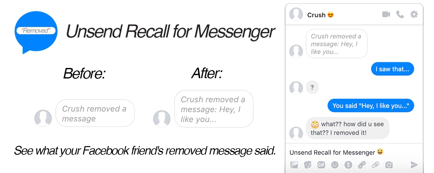 Unsend Recall for Messenger media 1