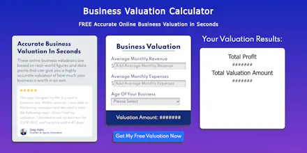 Business Valuation Calculator - FREE! gallery image