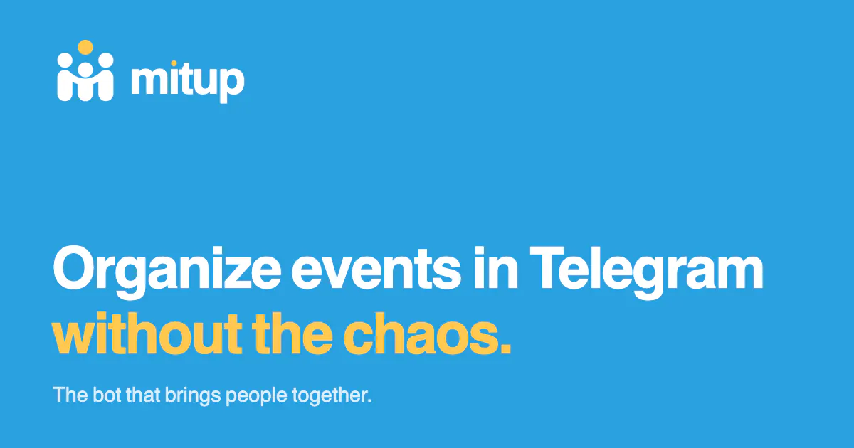 Mitup Telegram Bot gallery image