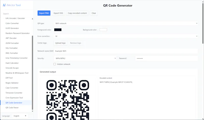 NilVector Online Tools screenshot 2