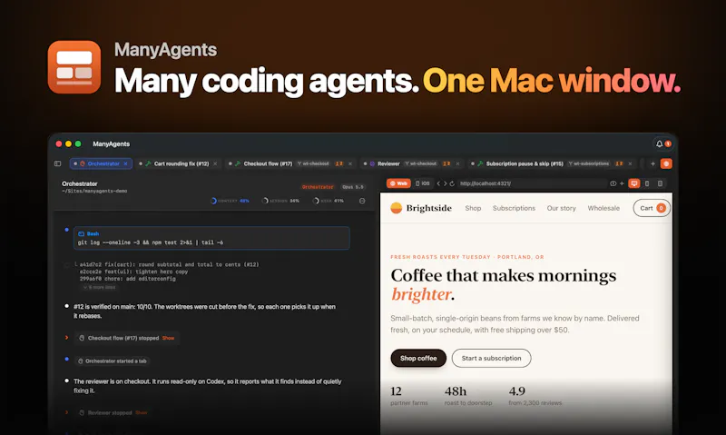 ManyAgents screenshot 2