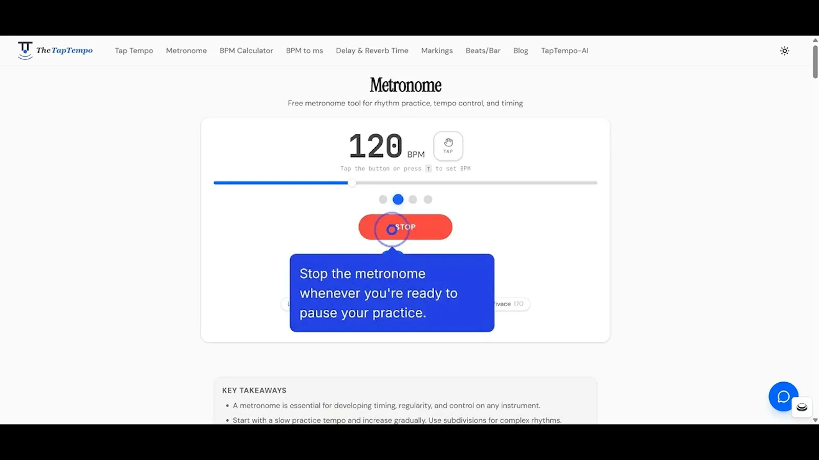 TheTapTempo screenshot 1 (video preview)