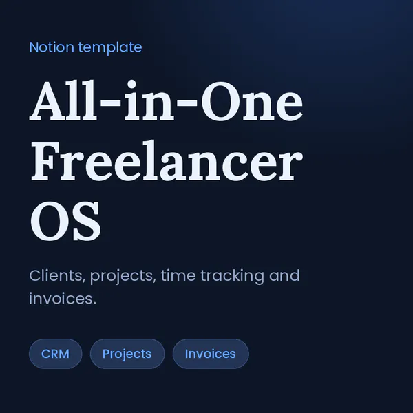 All-in-one Freelancer OS 