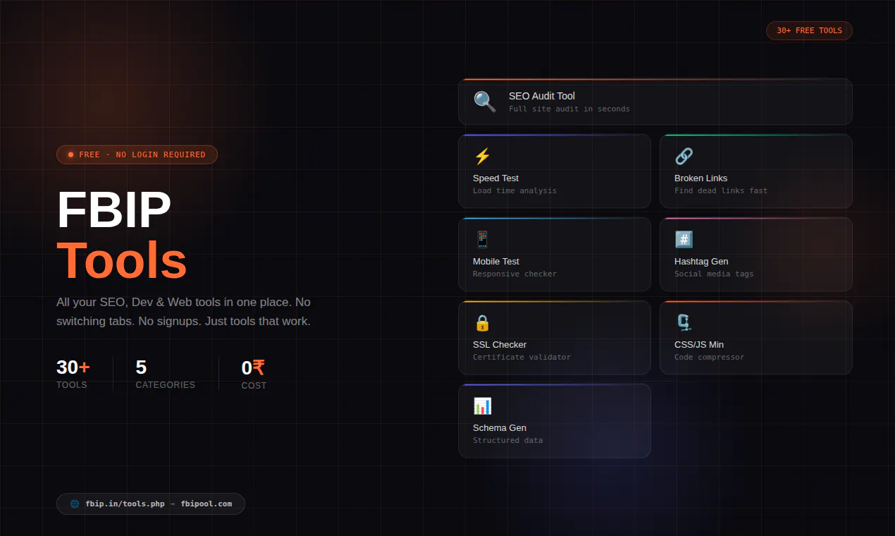 Banner del producto FBIP Tools