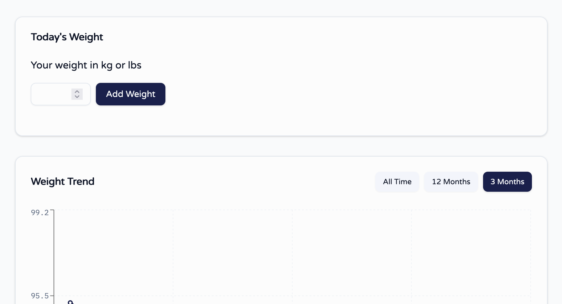 Média Bodyweighttracker.com - Un tracker de poids très simple avec des graphiques et une exportation CSV. 2