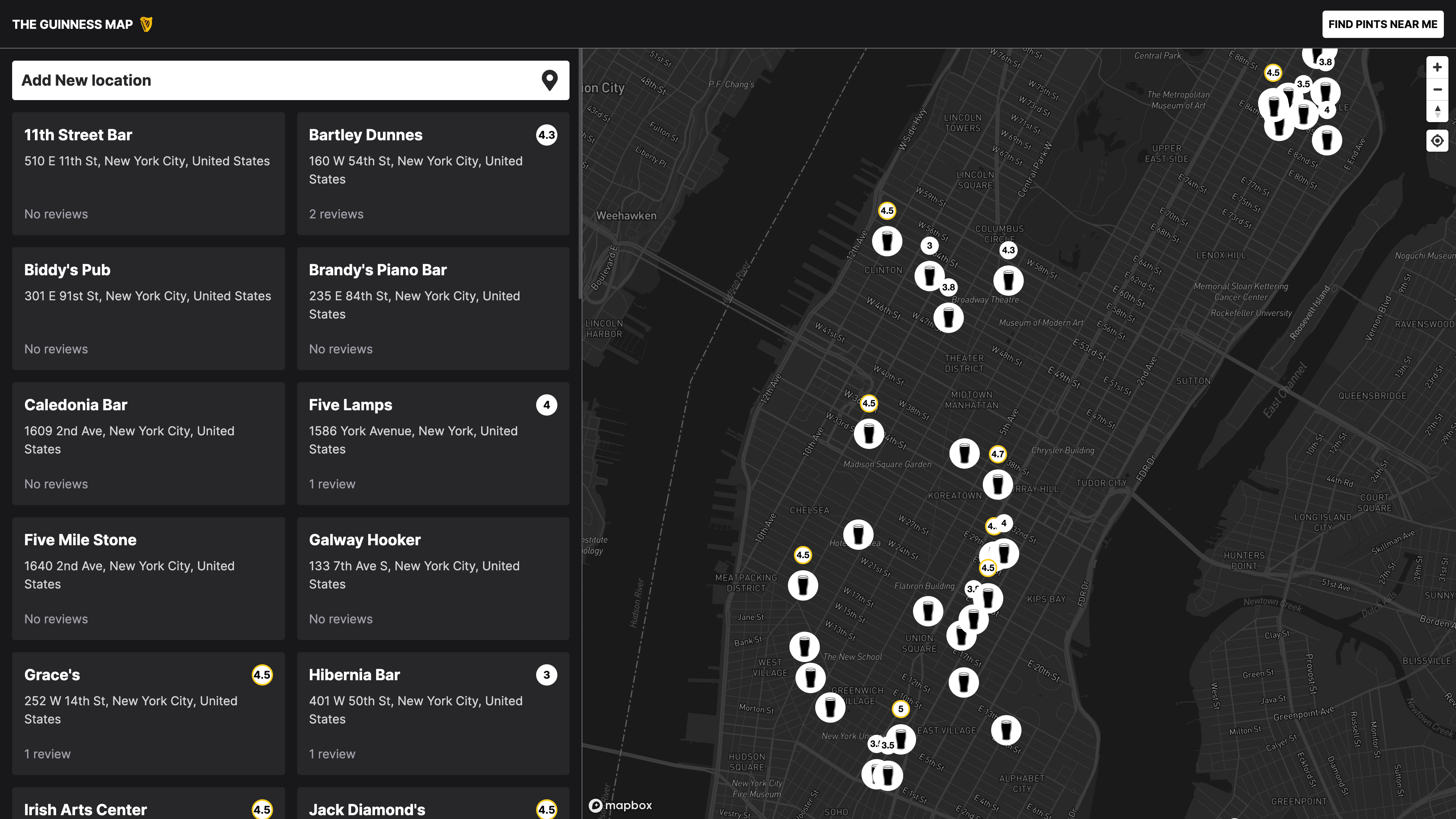 La mappa della Guinness - Trova le migliori (e peggiore) pinte di Guinness in tutto il mondo media 2