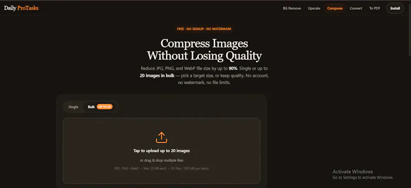 DailyProTasks: 5 Free Image Utilities screenshot 2