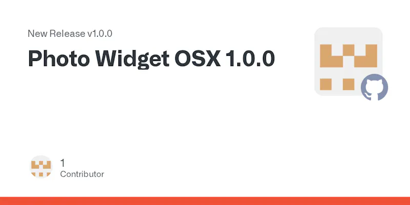 PhotoWidgetOSX screenshot 2