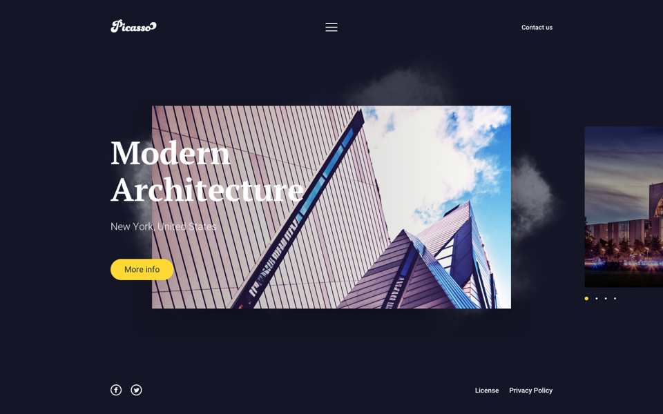 PIcasso Landing UI Kit gallery image