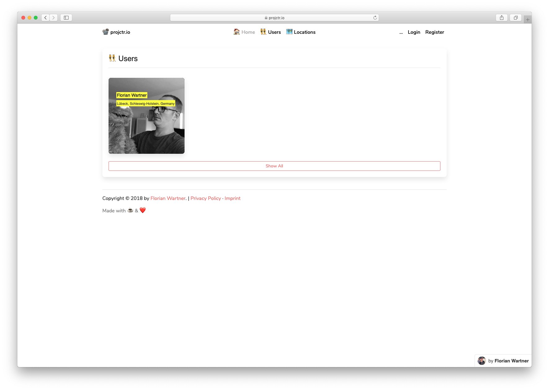 projctr.io gallery image