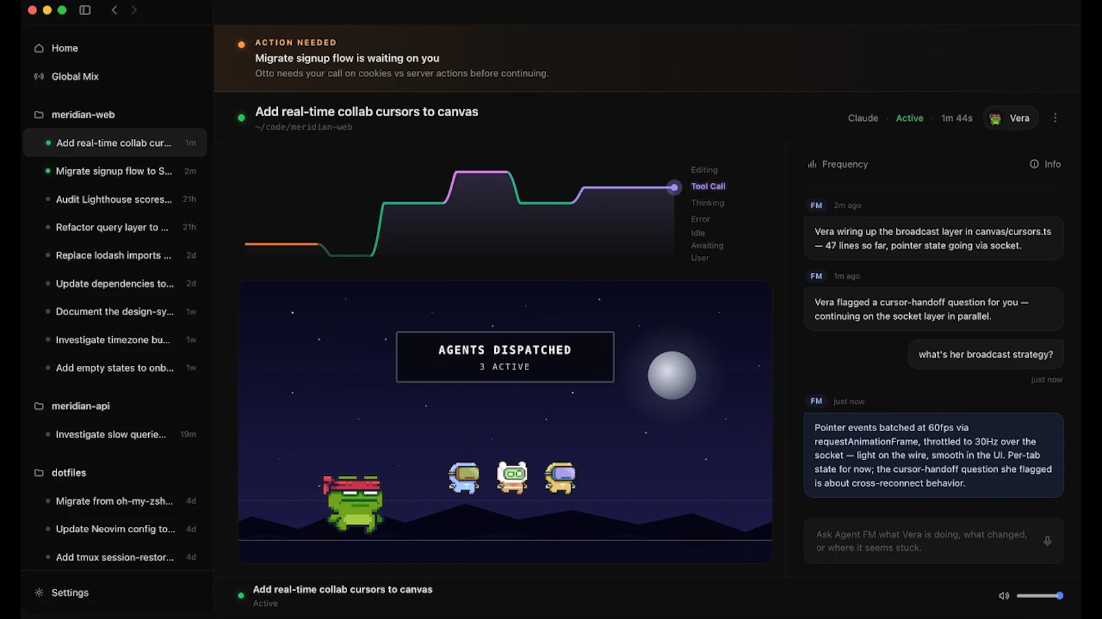 Agent FM for Claude Code & Codex screenshot 1 (video preview)