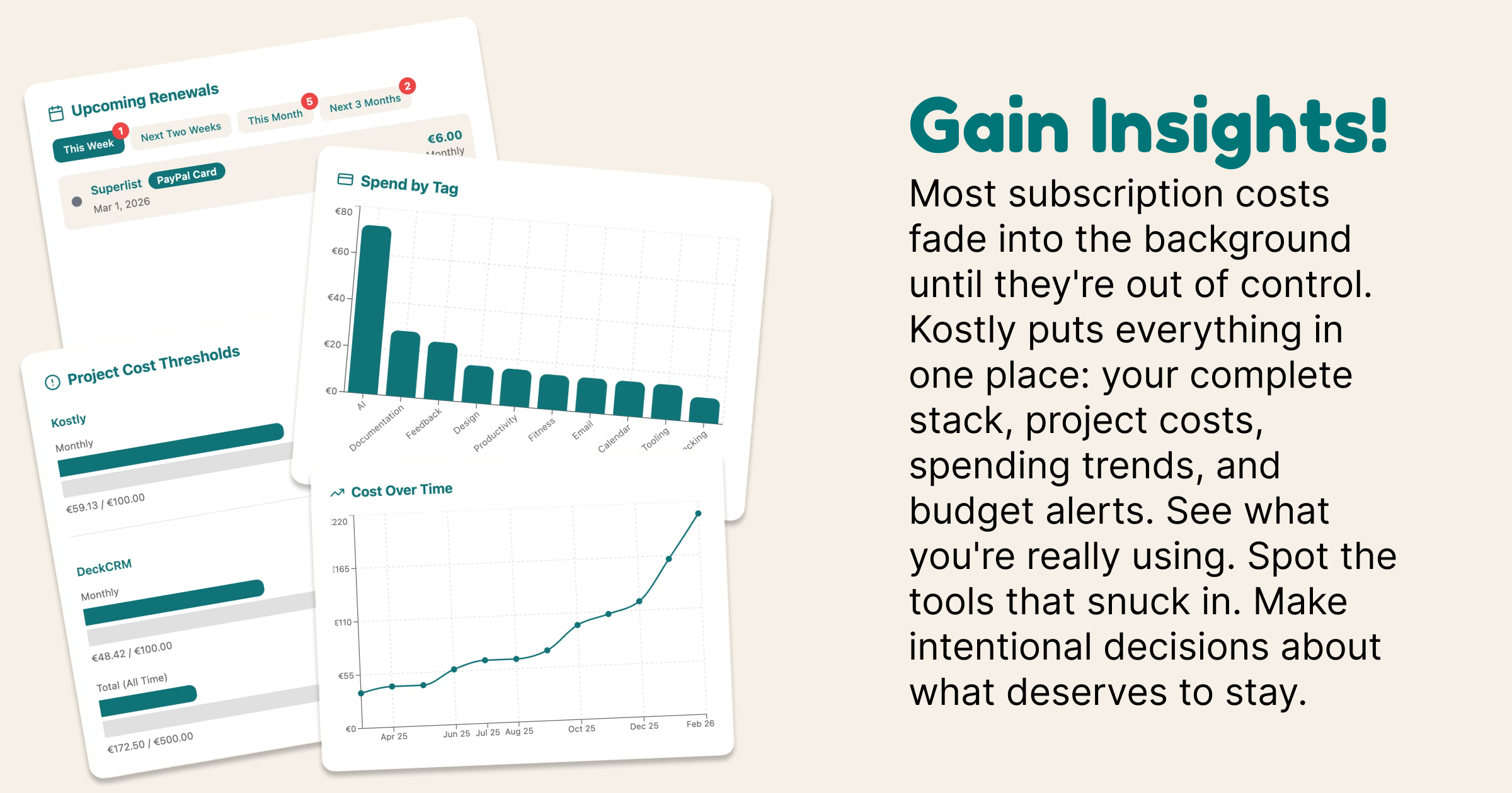 Kostly - Screenshot 3 showing product features and functionality