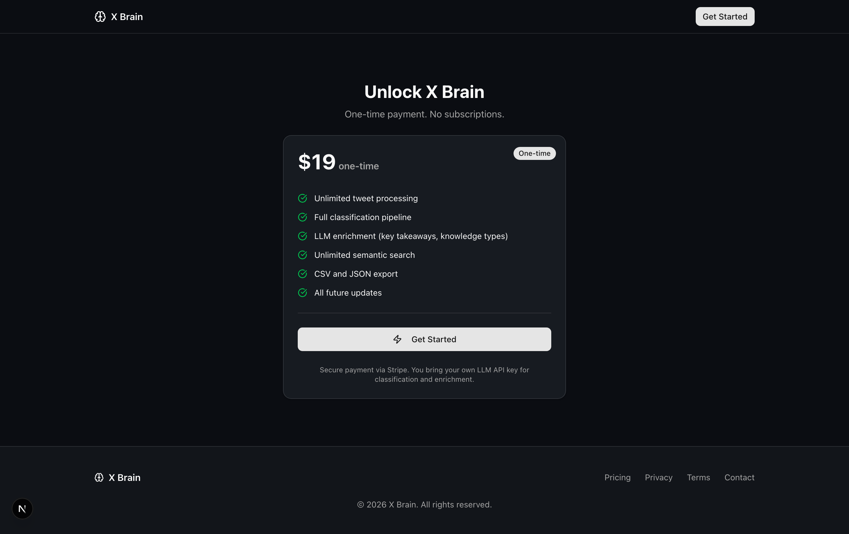 X Brain - Screenshot 4 showing product features and functionality