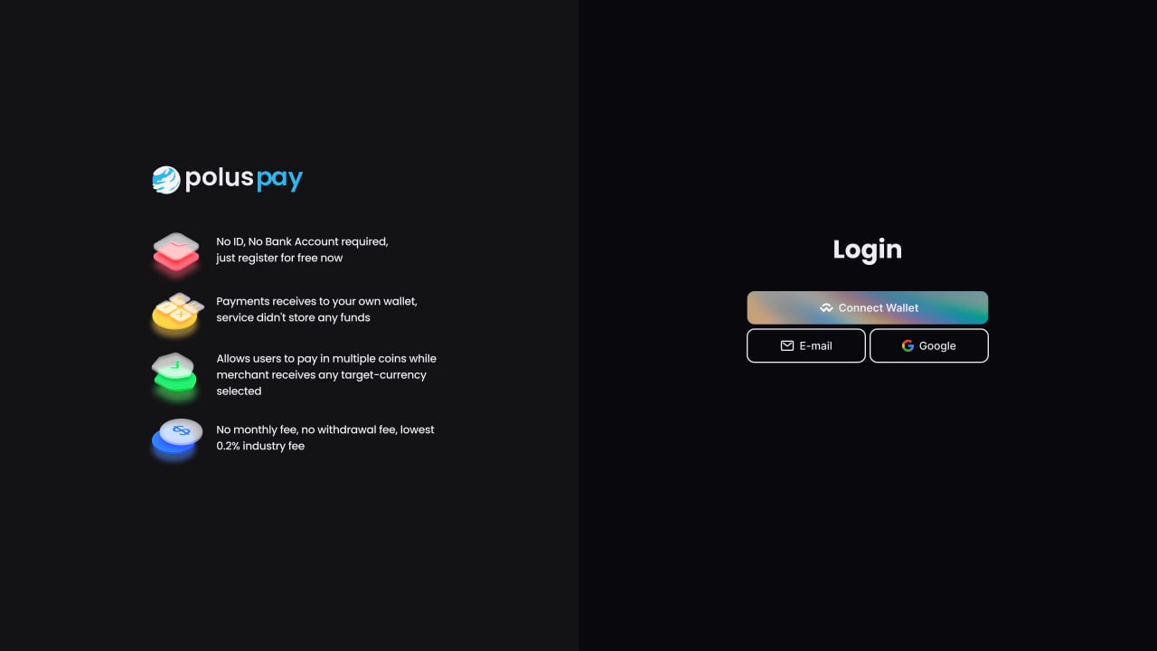 Polus Pay - crypto payments gateway in multiple blockchain networks. media 3