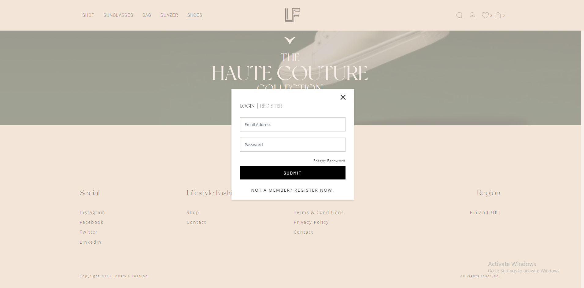 Lifestyle Ecommerce web Template next.js media 6