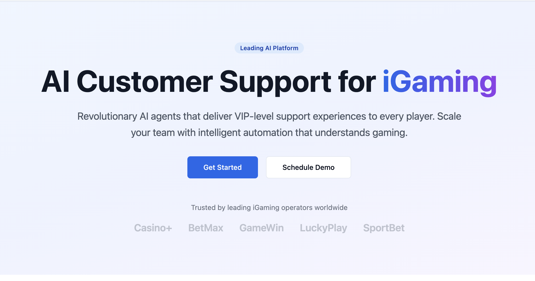 Verlaag de kosten verbeteren de ondersteuning - AI voor IgAming media 1