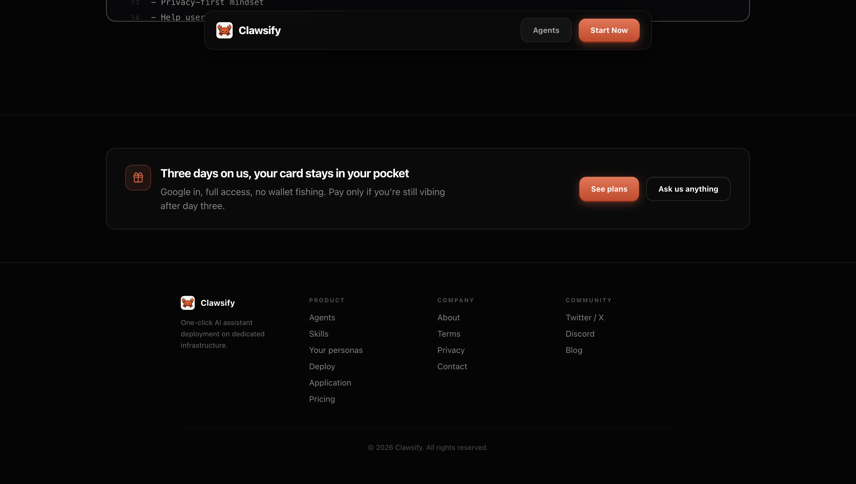 Clawsify gallery image