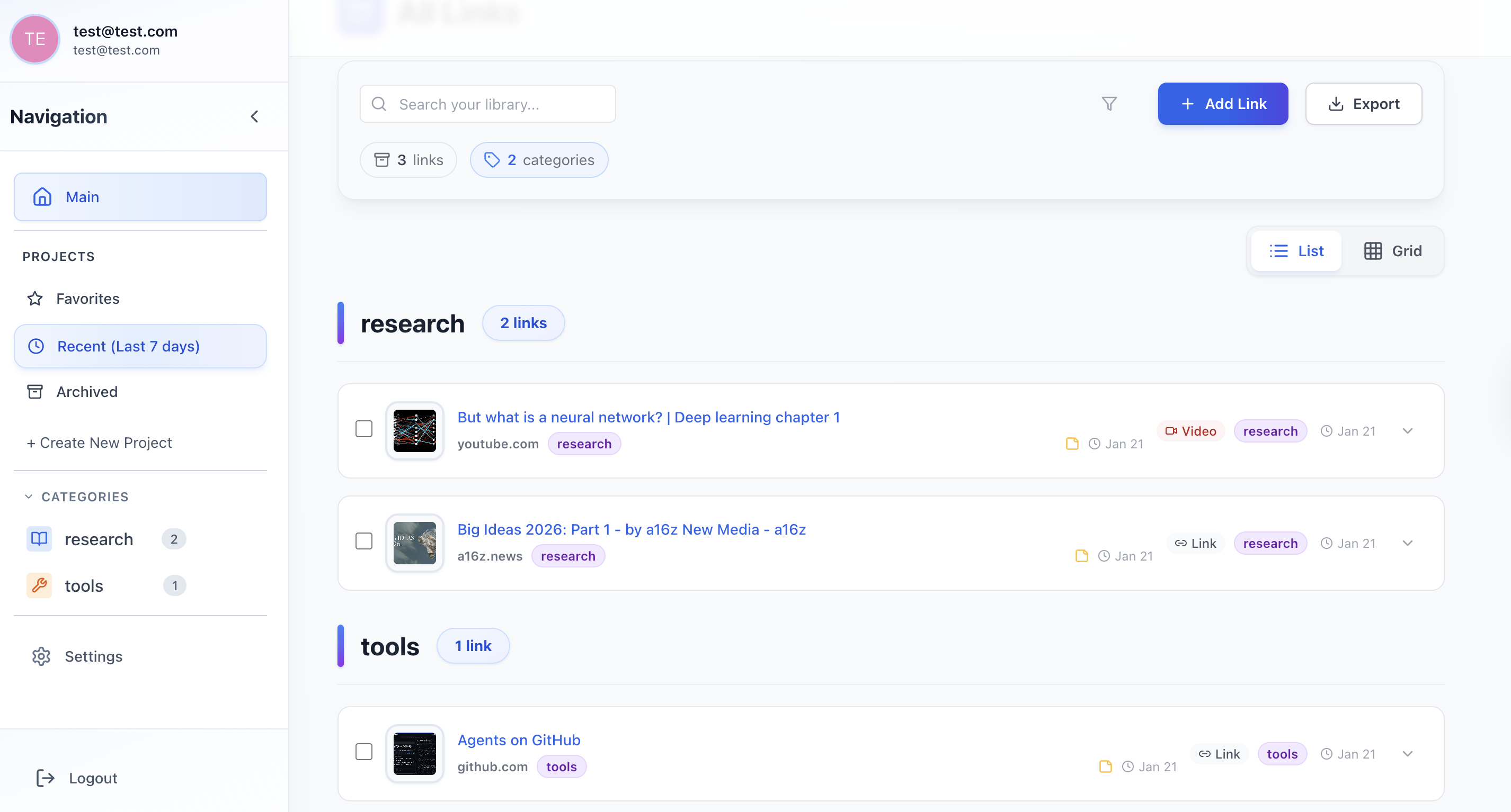 SmarTrack - Main product screenshot demonstrating key features and user interface