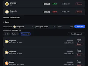 Memecoin Price Alerts gallery image
