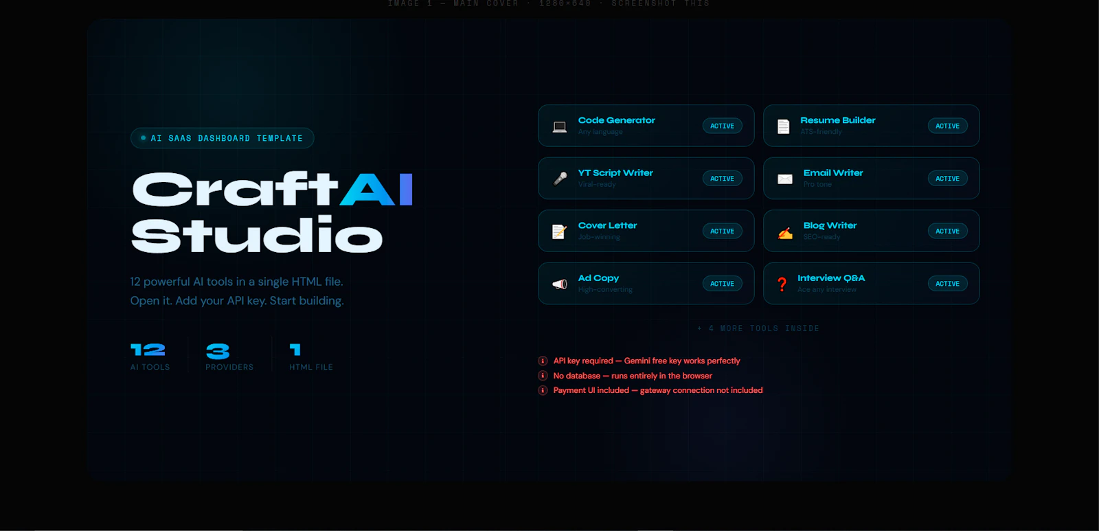  CraftAI Premium AI SaaS Template screenshot 3