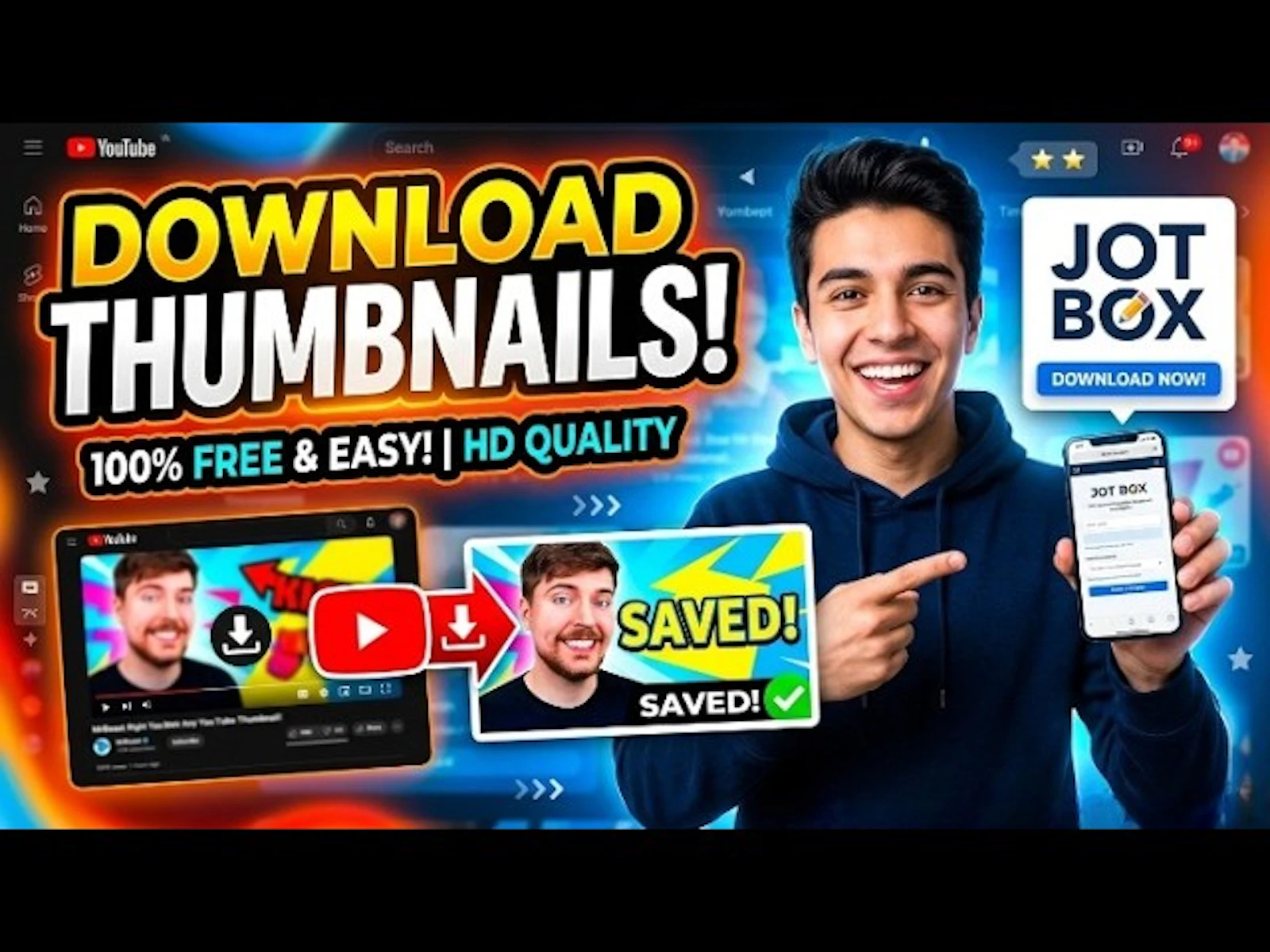 YouTube Thumbnail Downloader screenshot 1 (video preview)